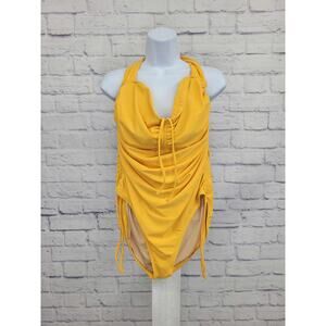 XLARGE MARIGOLD A379964 Sun Kitten Swimwear "The Housewife" One-Piece